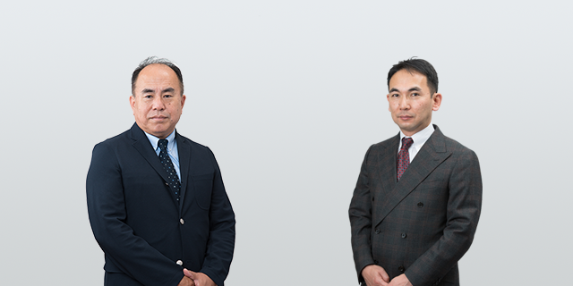 代表取締役CEO 中島 直樹、代表取締役COO 影島 卓